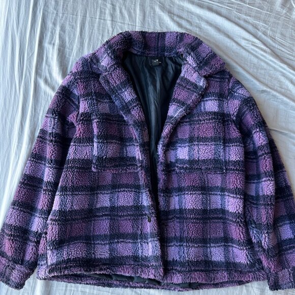 H&M Sherpa Flannel - Picture 1 of 3